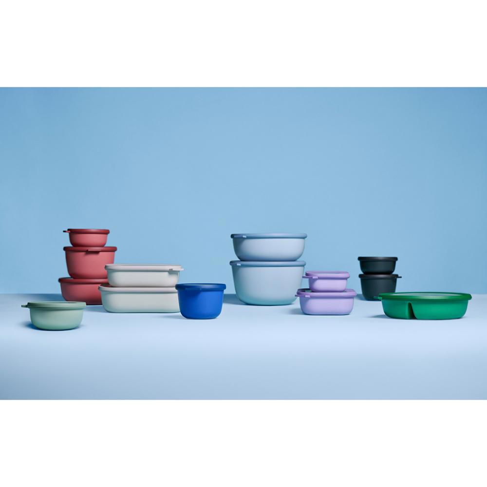 Mepal Cirqula Rectangular Multi Bowl 750ml Nordic White